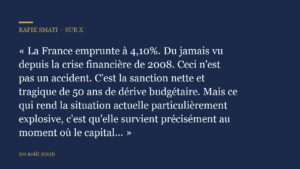 La France emprunte à 4,10%.