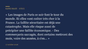 Émeutes à Paris : après la faillite sécuritaire, la faillite économique
